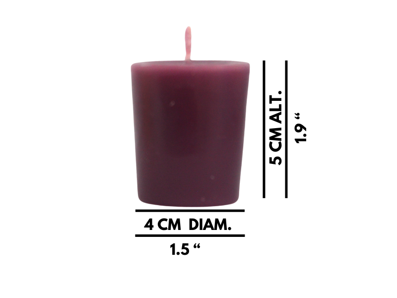 VELA VOTIVA MORADA 