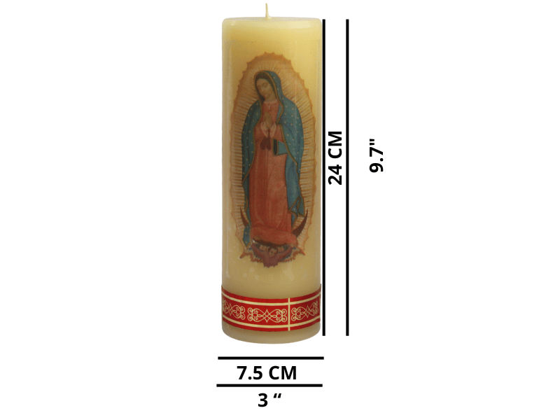 VELA CIRIO VIRGEN DE GUADALUPE